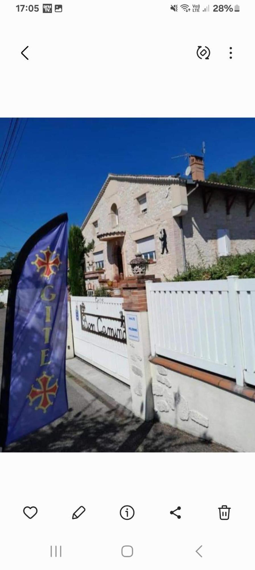 Hotel Bon Camino Moissac Exterior foto